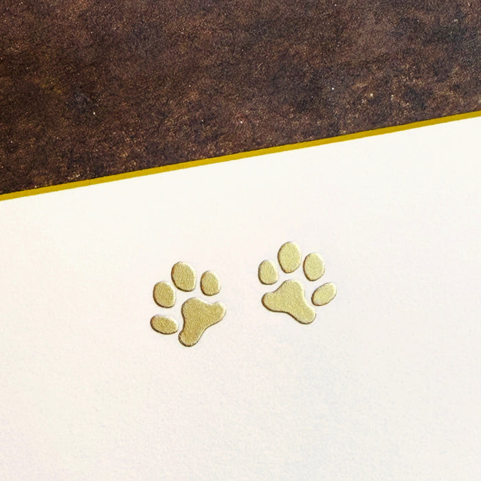 Dog Paws Note Cards