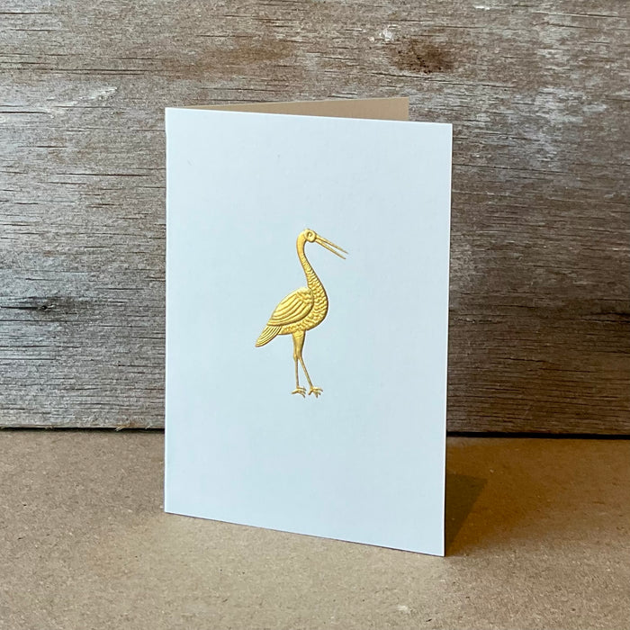 Stork Gift Enclosure Card - Folded